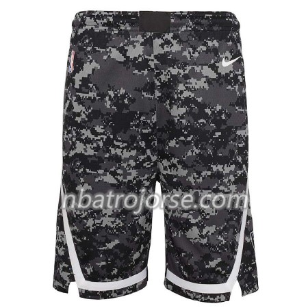 San Antonio Spurs Män Shorts Svart 2 2018-19 Nike Swingman
